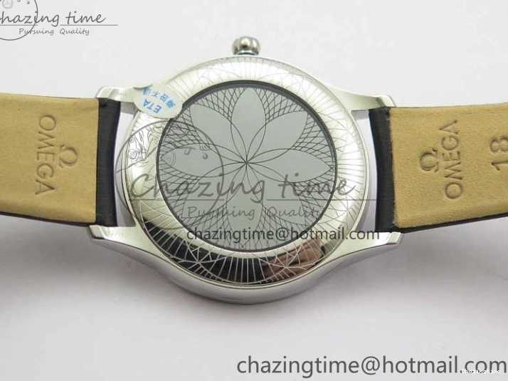 0410 StreetReady Ladies’ De Ville Trésor Diamond SS 3AF 1:1 Best Edition White MOP Dial RG Markers On Black Fabric strap Swiss Quartz 7884